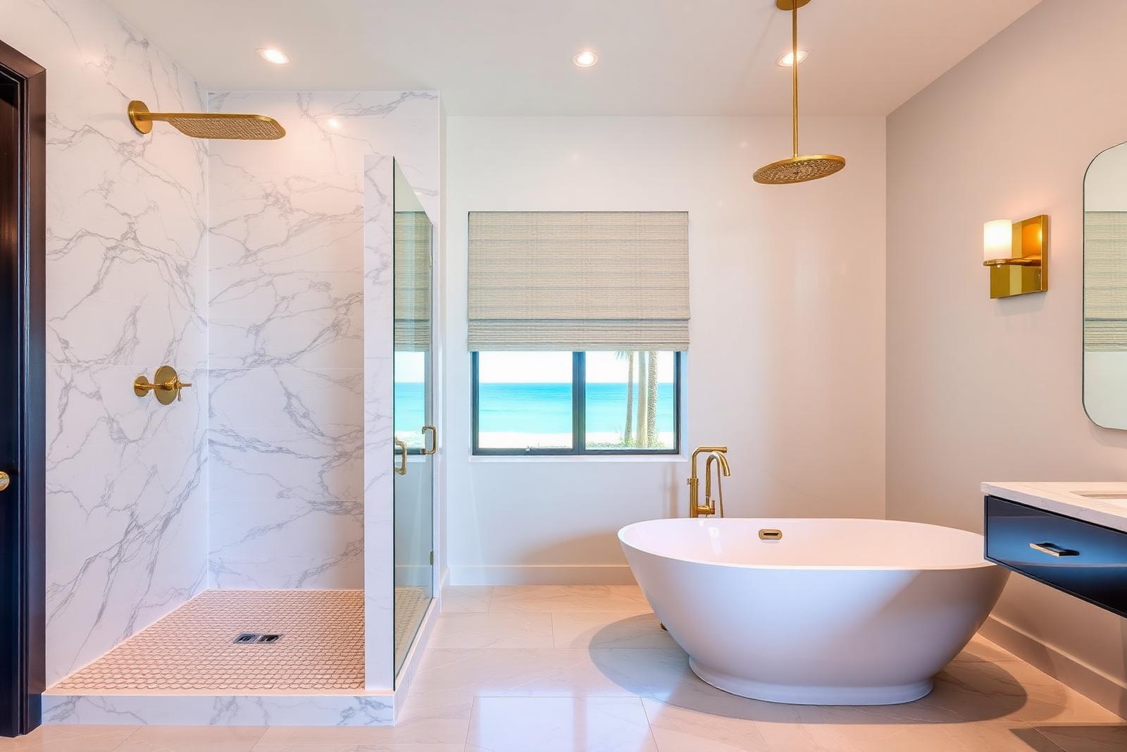 Luxury bathroom remodel